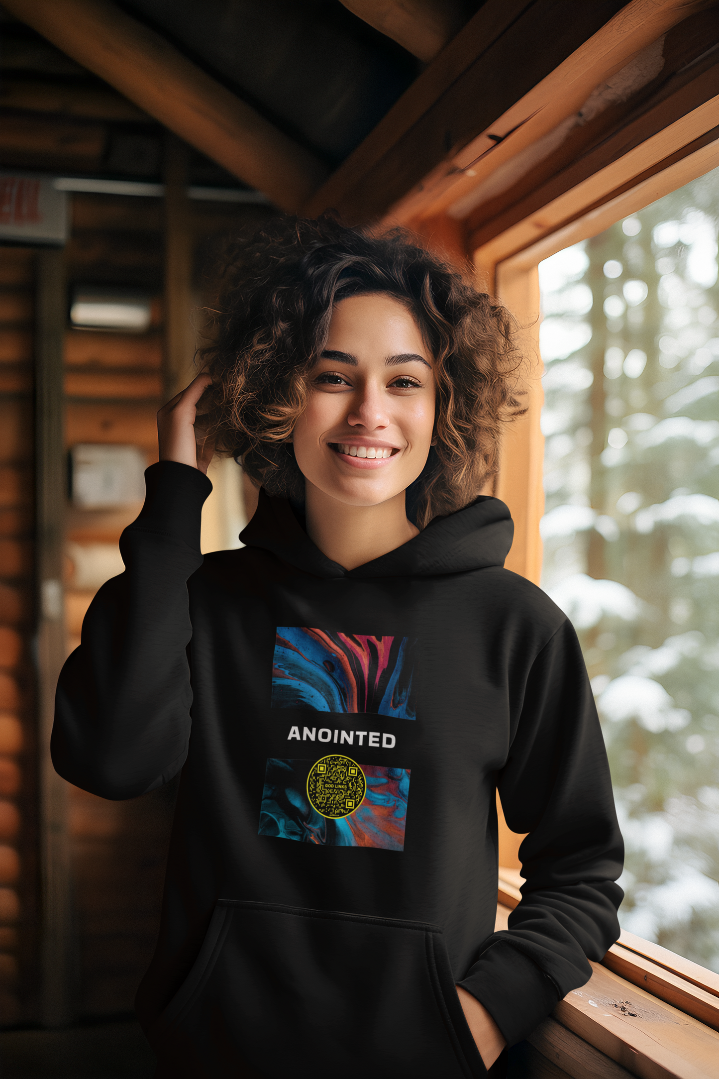 ANOINTED-YELLOW-Unisex Hoodie