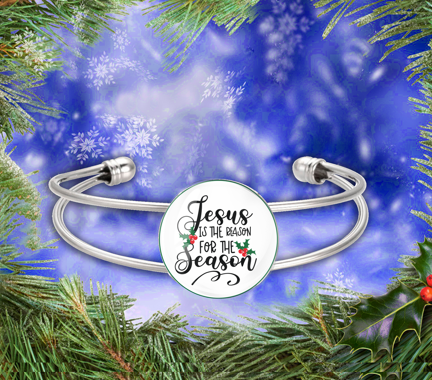 JESUS IS THE REASON-CHRISTMAS BRACELET