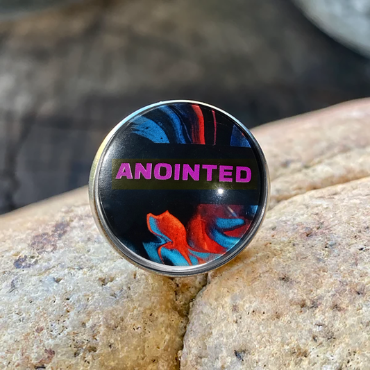 ANOINTED-PINK-LAPEL/HAT PIN
