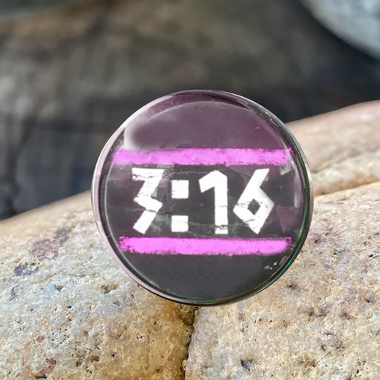 3:16-PINK-LAPEL/HAT PIN