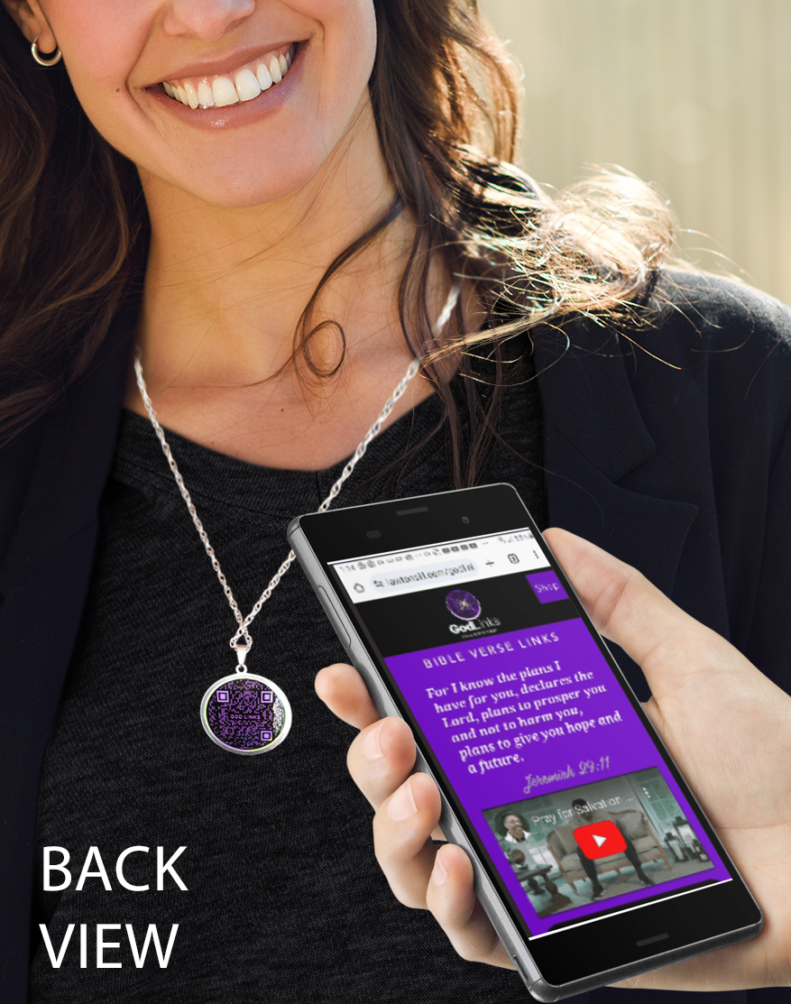 SAVED-PURPLE-LARGE PENDANT