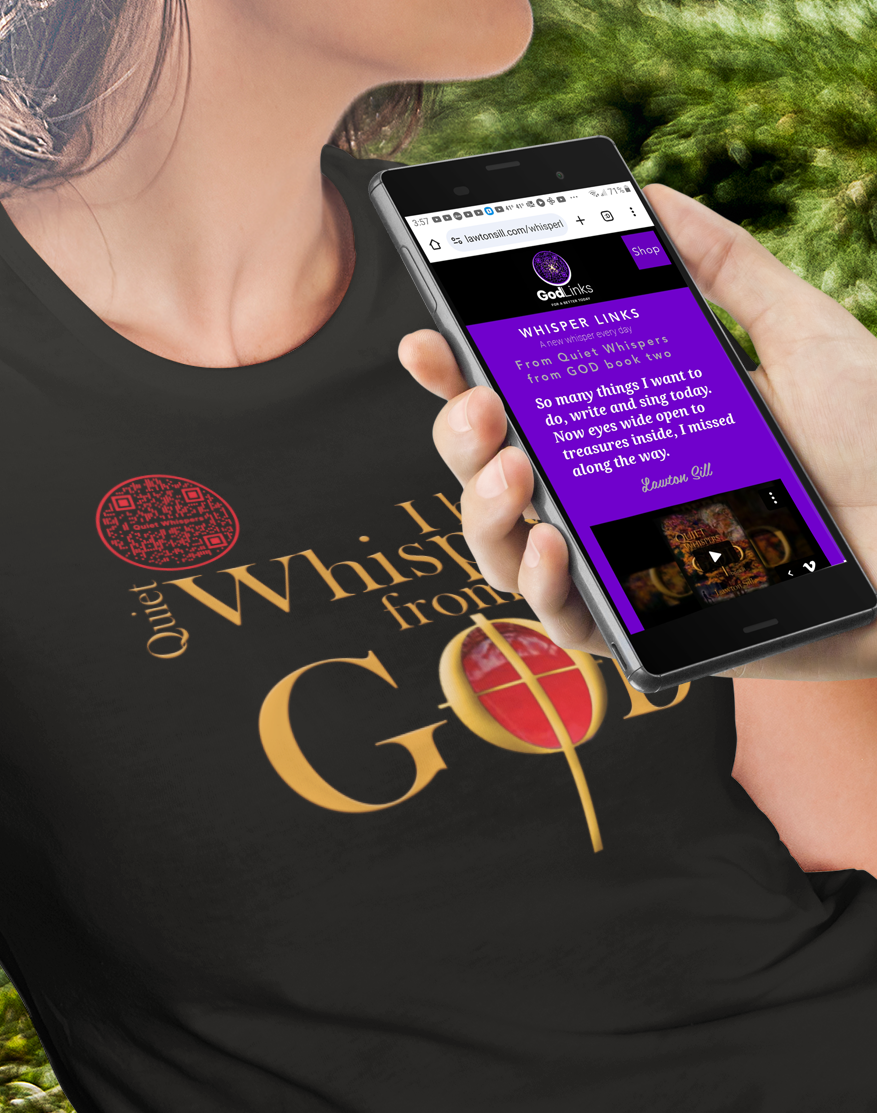 Quiet Whispers-Red on Black-Unisex t-shirt