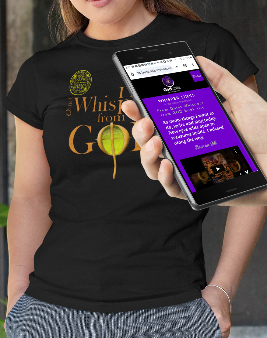 Quiet Whispers-Yellow on Black-Unisex t-shirt
