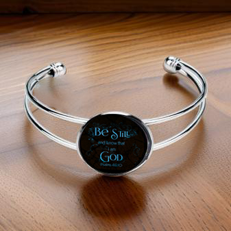 BE STILL-BLUE-BRACELET