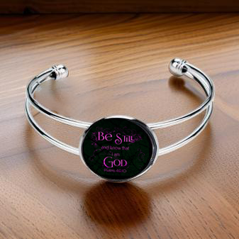 BE STILL-PINK-BRACELET