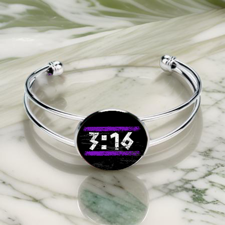 3:16-PURPLE BRACELET