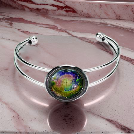 CROSS IN APPLE-YELLOW-BRACELET