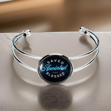 SAVED-LIGHT BLUE-BRACELET