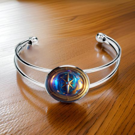 COMPASS-BLUE-BRACELET