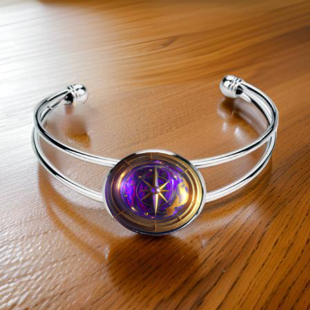 COMPASS-PURPLE-BRACELET