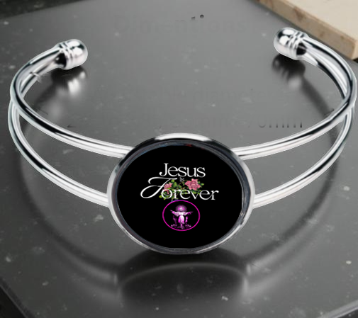 JESUS IS FOREVER-PINK-BRACELET