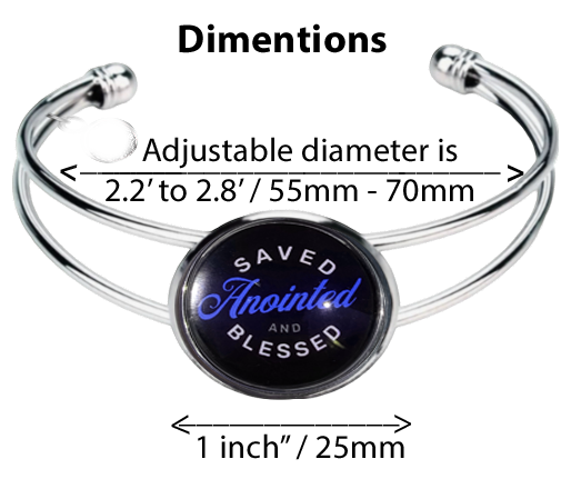 SAVED-LIGHT BLUE-BRACELET