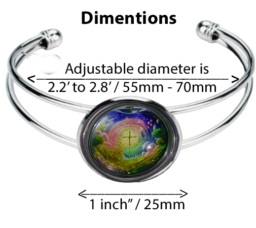 CROSS IN APPLE-YELLOW-BRACELET