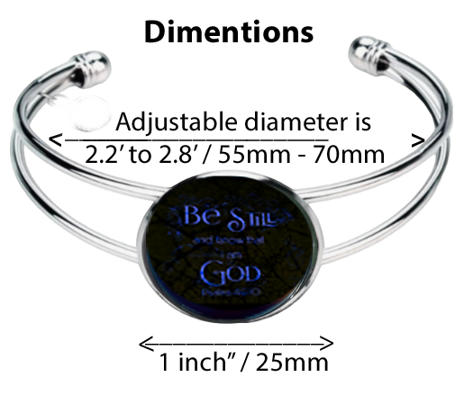 BE STILL-BLUE-BRACELET