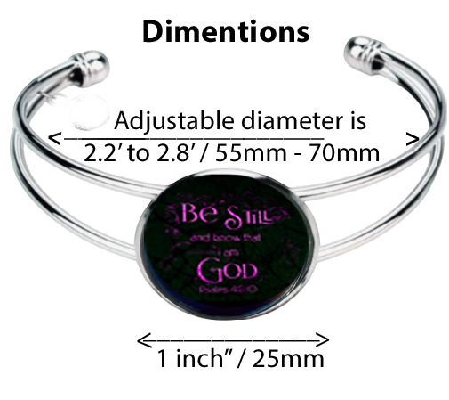 BE STILL-PINK-BRACELET
