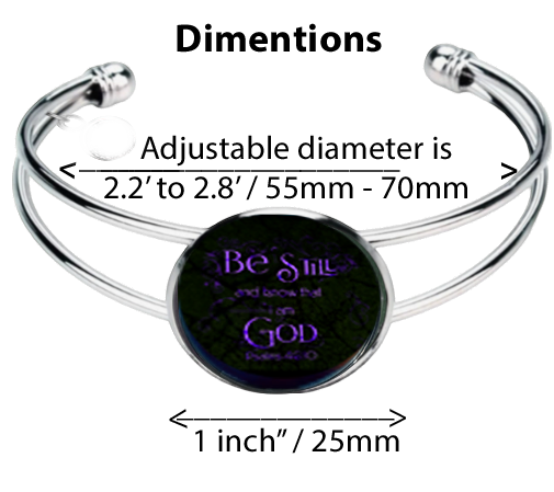 BE STILL-PURPLE-BRACELET