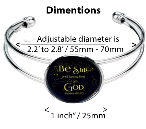 BE STILL-YELLOW-BRACELET