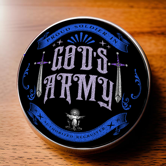 GODS ARMY-DARK BLUE-POCKET PEBBLE