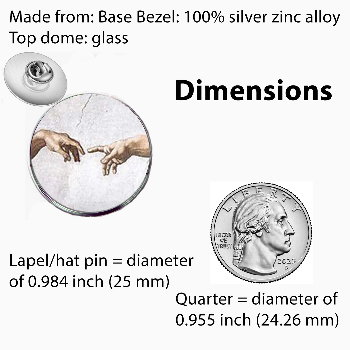 DAVINCI-LAPEL/HAT PIN