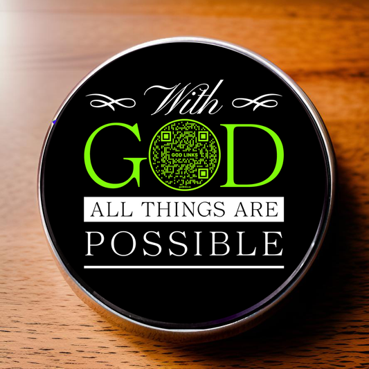 ALL THINGS POSSIBLE-GREEN-POCKET PEBBLE