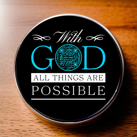 ALL THINGS POSSIBLE-BLUE-POCKET PEBBLE