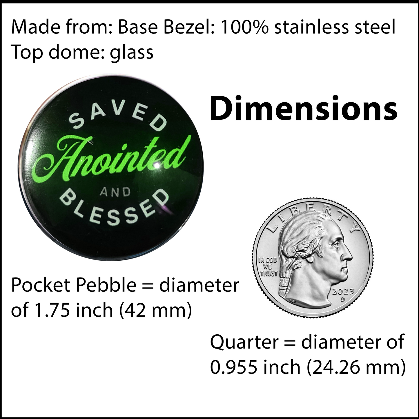 SAVED-GREEN-POCKET PEBBLE