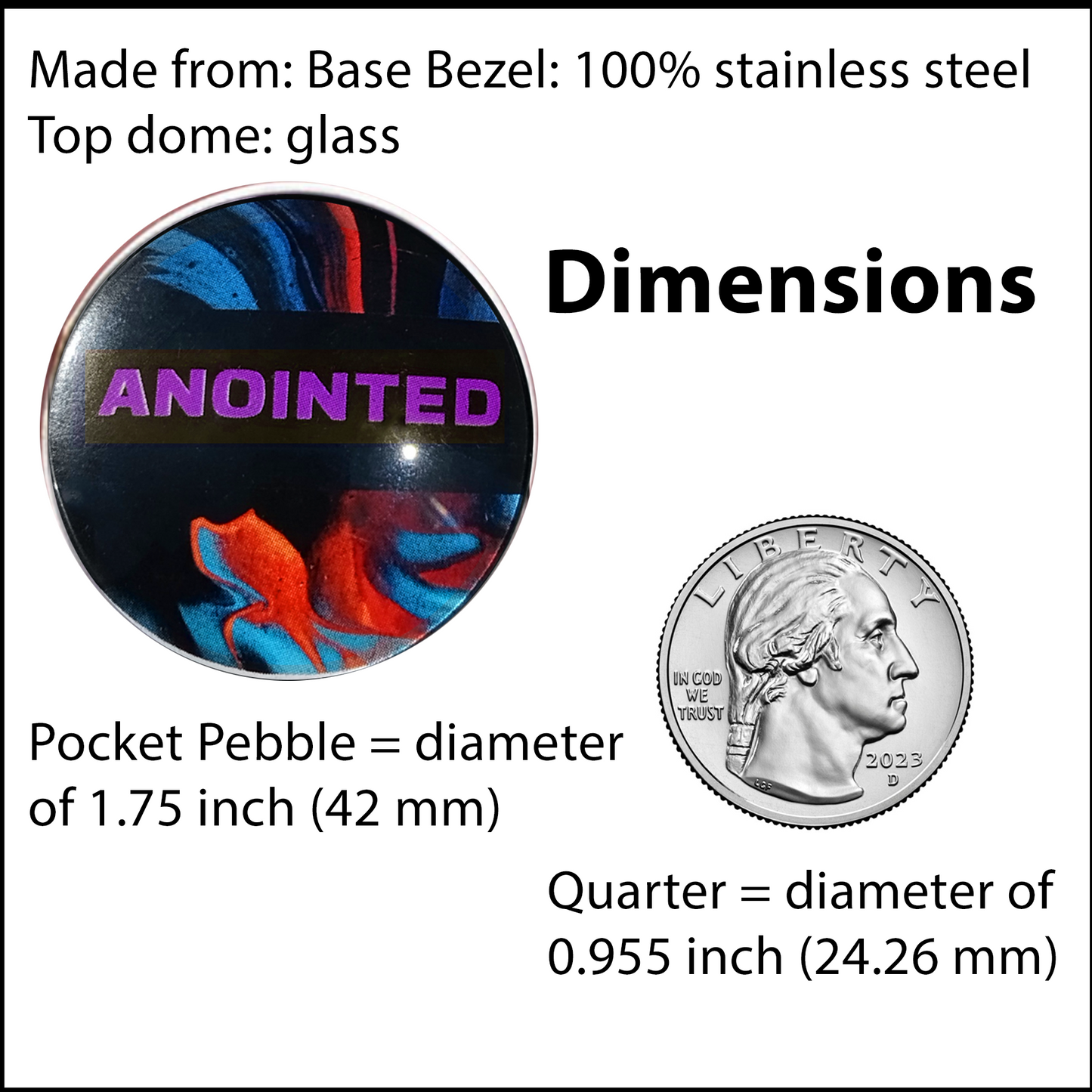 ANOINTED-PURPLE-POCKET PEBBLE