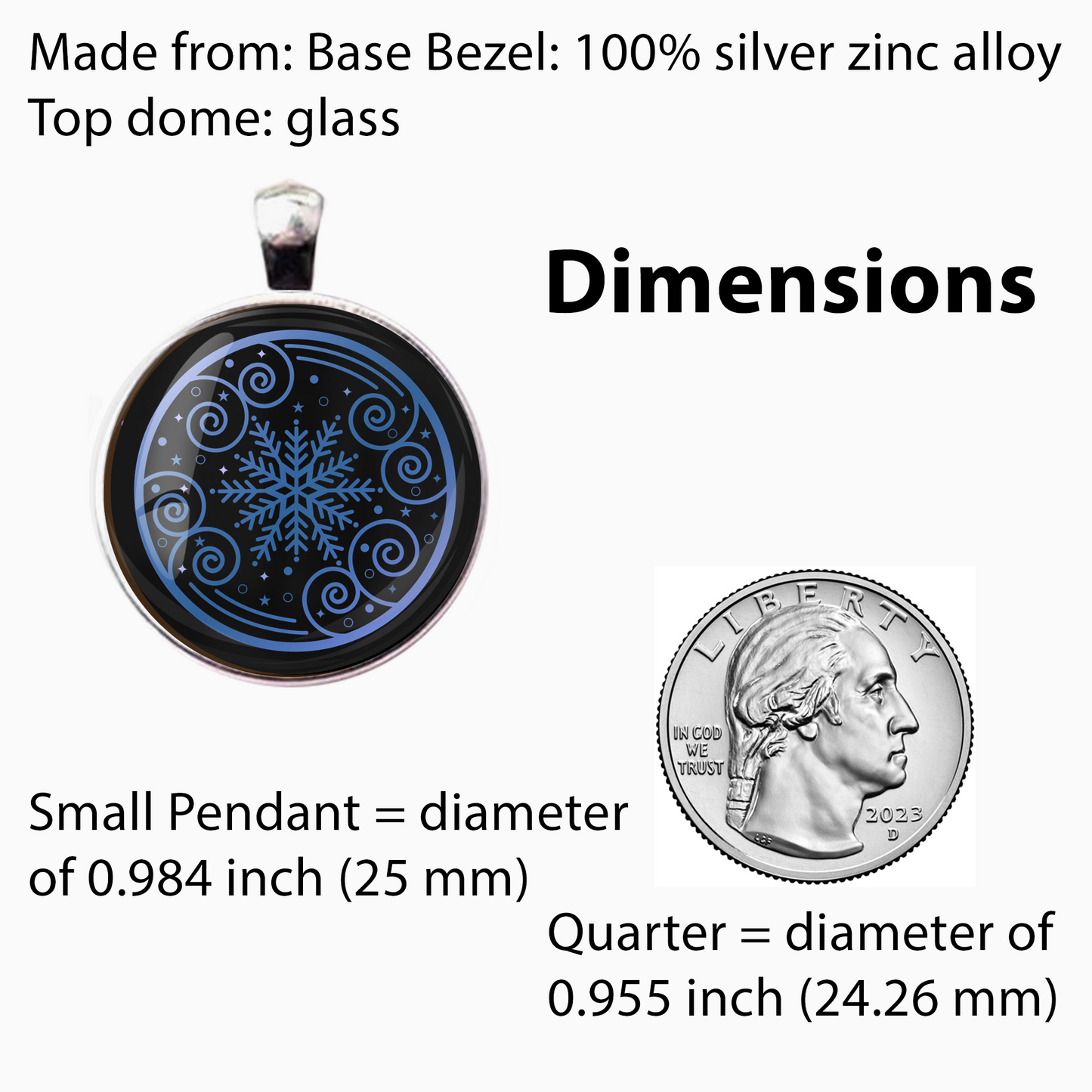 SNOWFLAKE-BLUE-CHRISTMAS-SM PENDANT