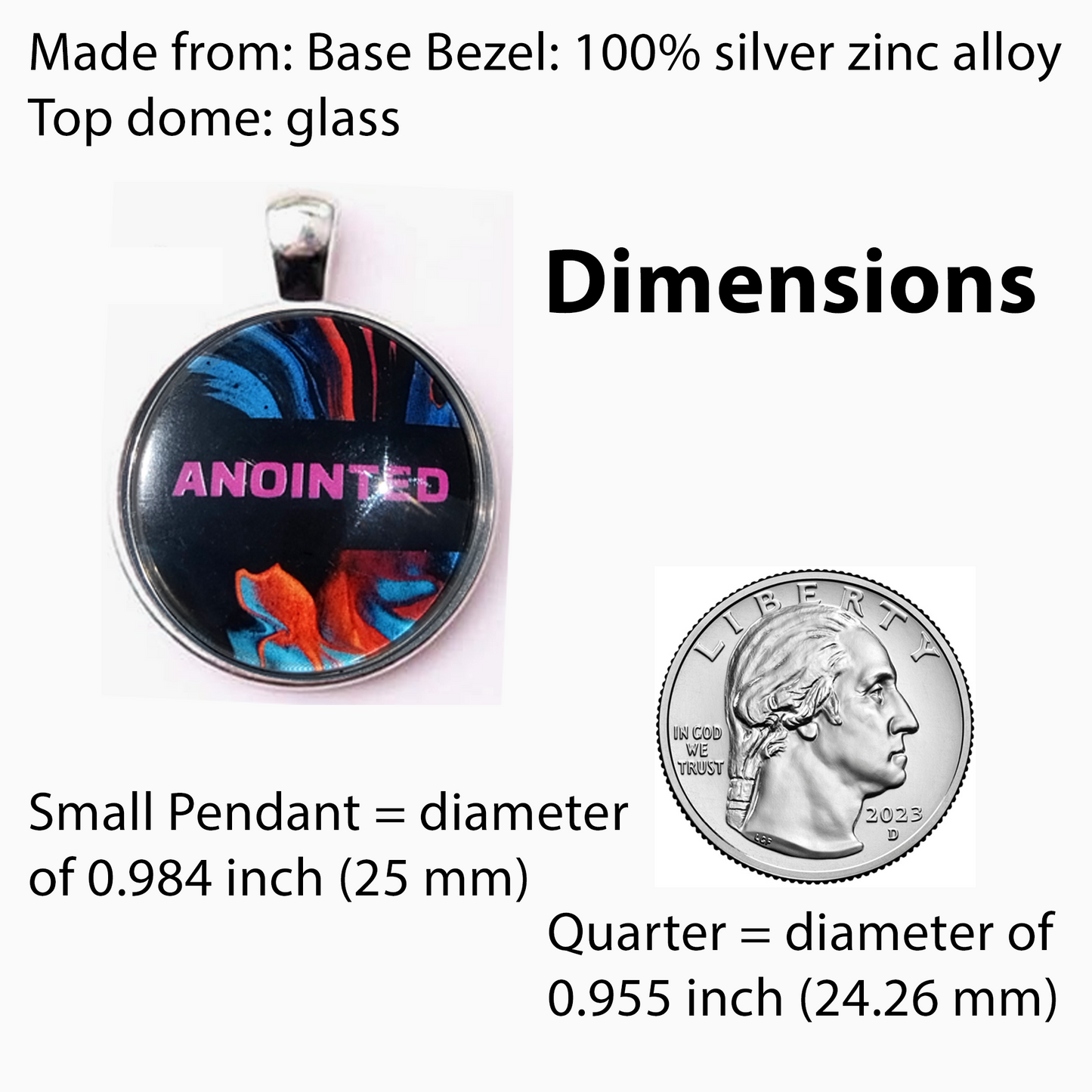 ANOINTED-PINK-SMALL PENDANT