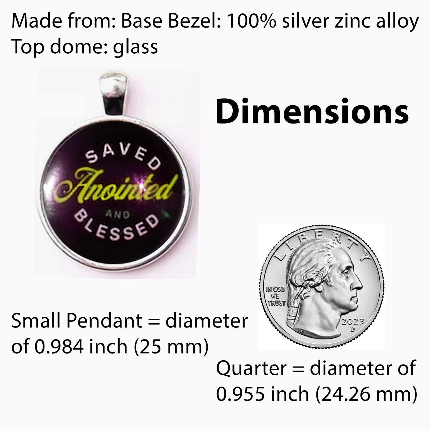 SAVED-YELLOW-SMALL PENDANT