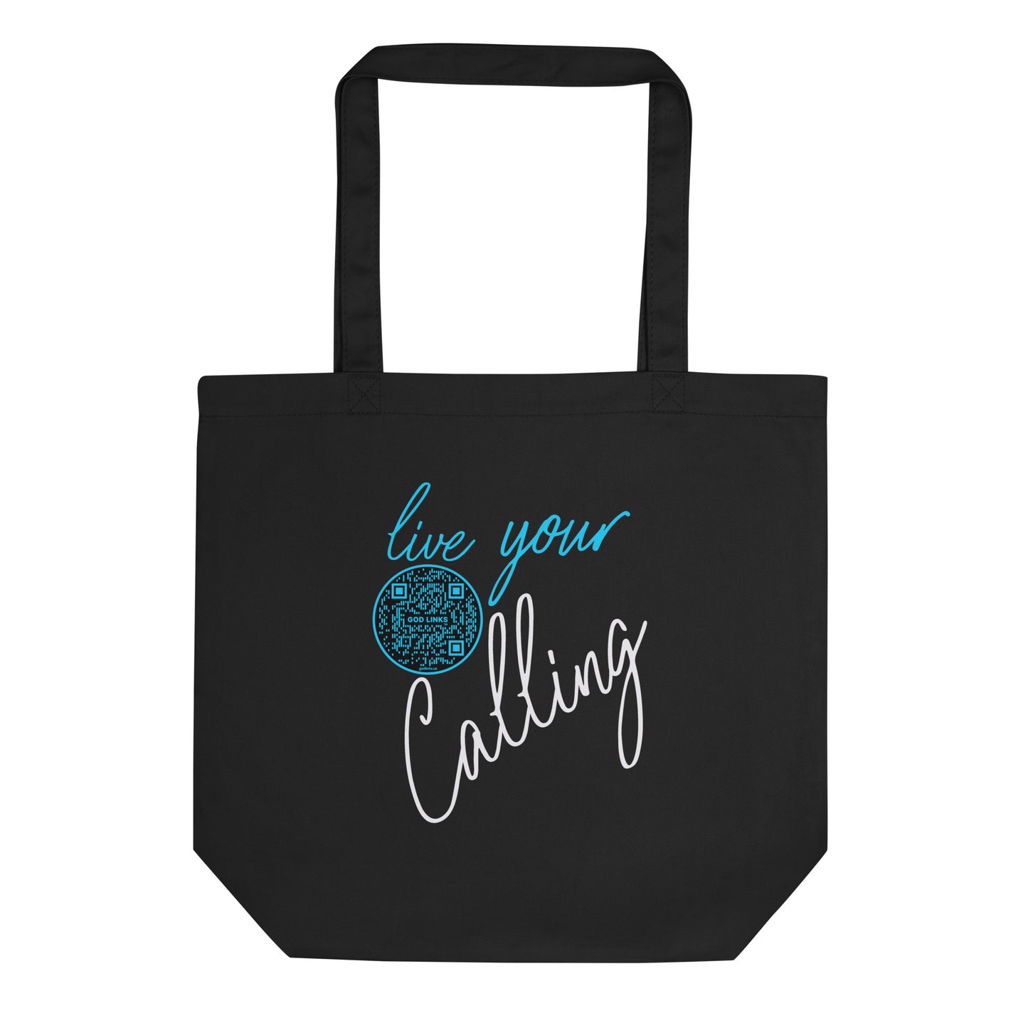 LIVE YOUR CALLING-LIGHT BLUE-Eco Tote Bag