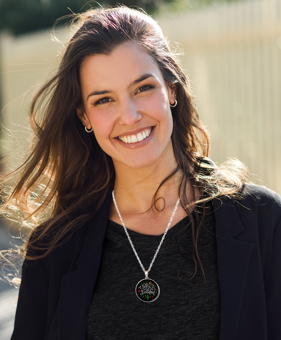 FELIZ NAVIDAD-CHRISTMAS-SM PENDANT