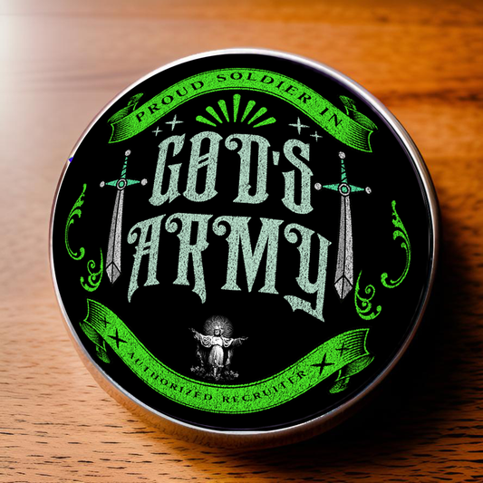 GODS ARMY-GREEN-POCKET PEBBLE