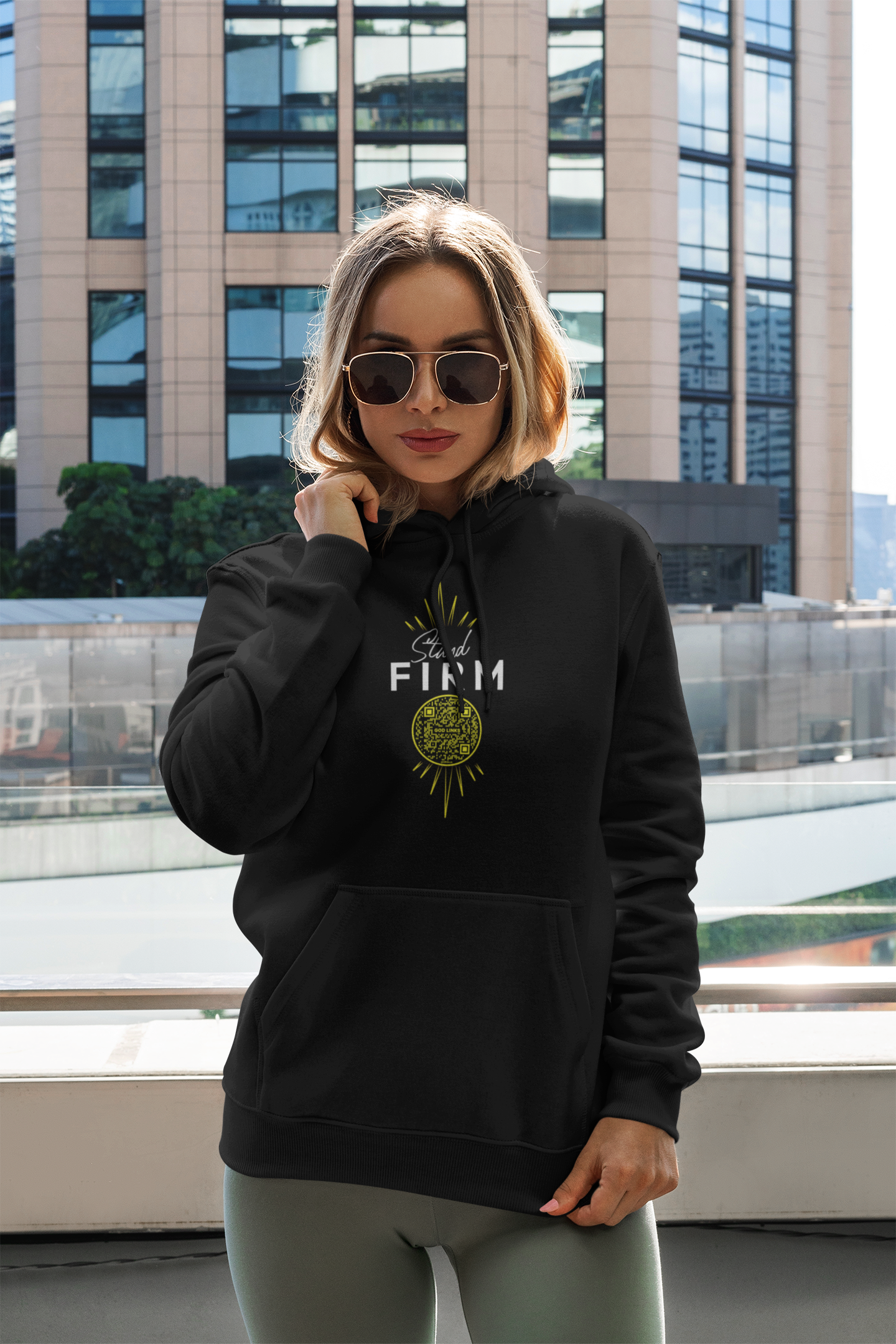 STAND FIRM-YELLOW-Unisex Hoodie