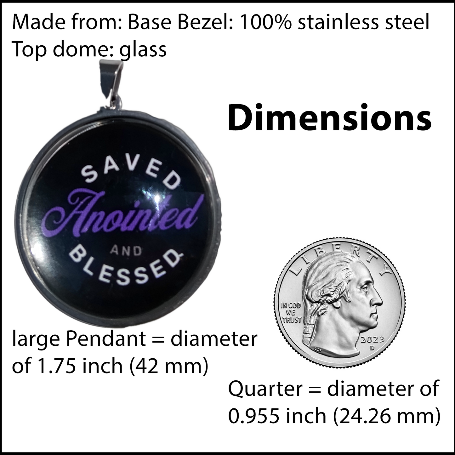 SAVED-PURPLE-LARGE PENDANT