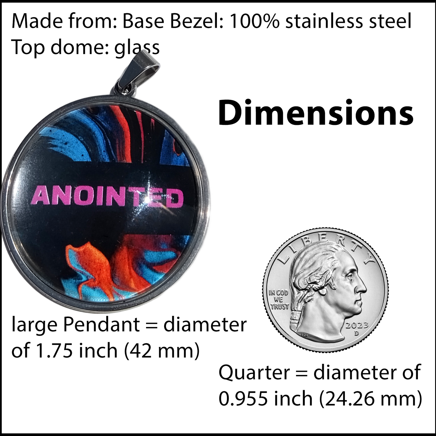 ANOINTED-PINK-LARGE PENDANT