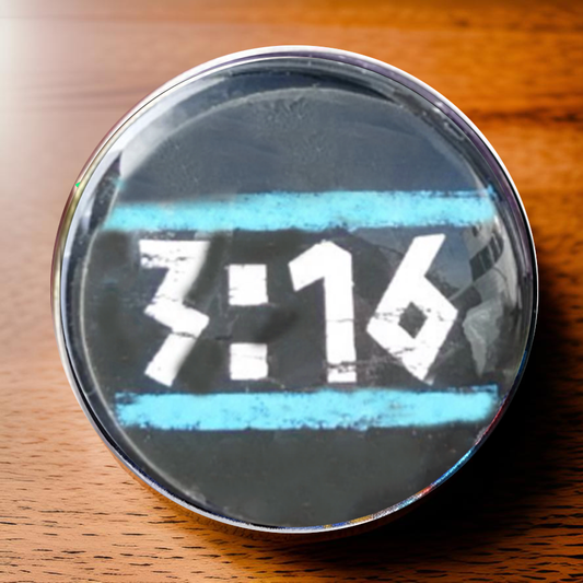 3:16-LIGHT BLUE POCKET PEBBLE