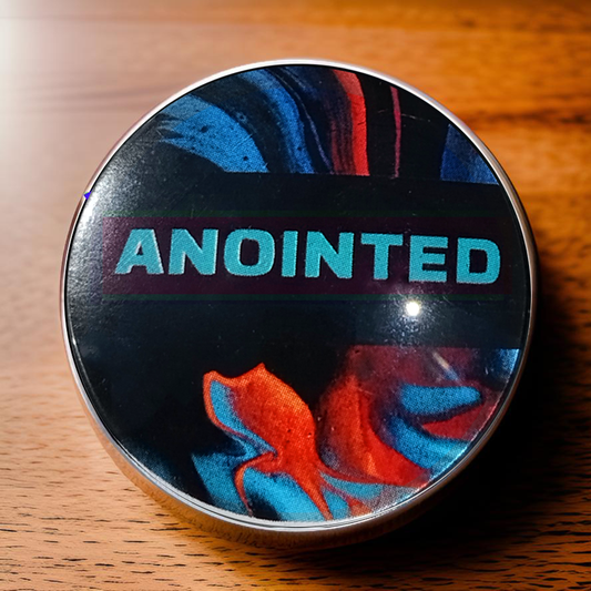 ANOINTED-LIGHT BLUE-POCKET PEBBLE