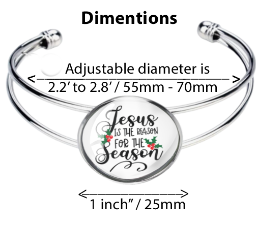 JESUS IS THE REASON-CHRISTMAS BRACELET