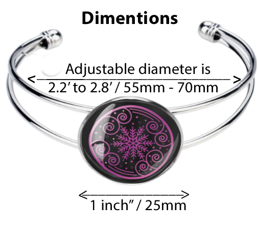 SNOWFLAKE-PINK-CHRISTMAS-BRACELET