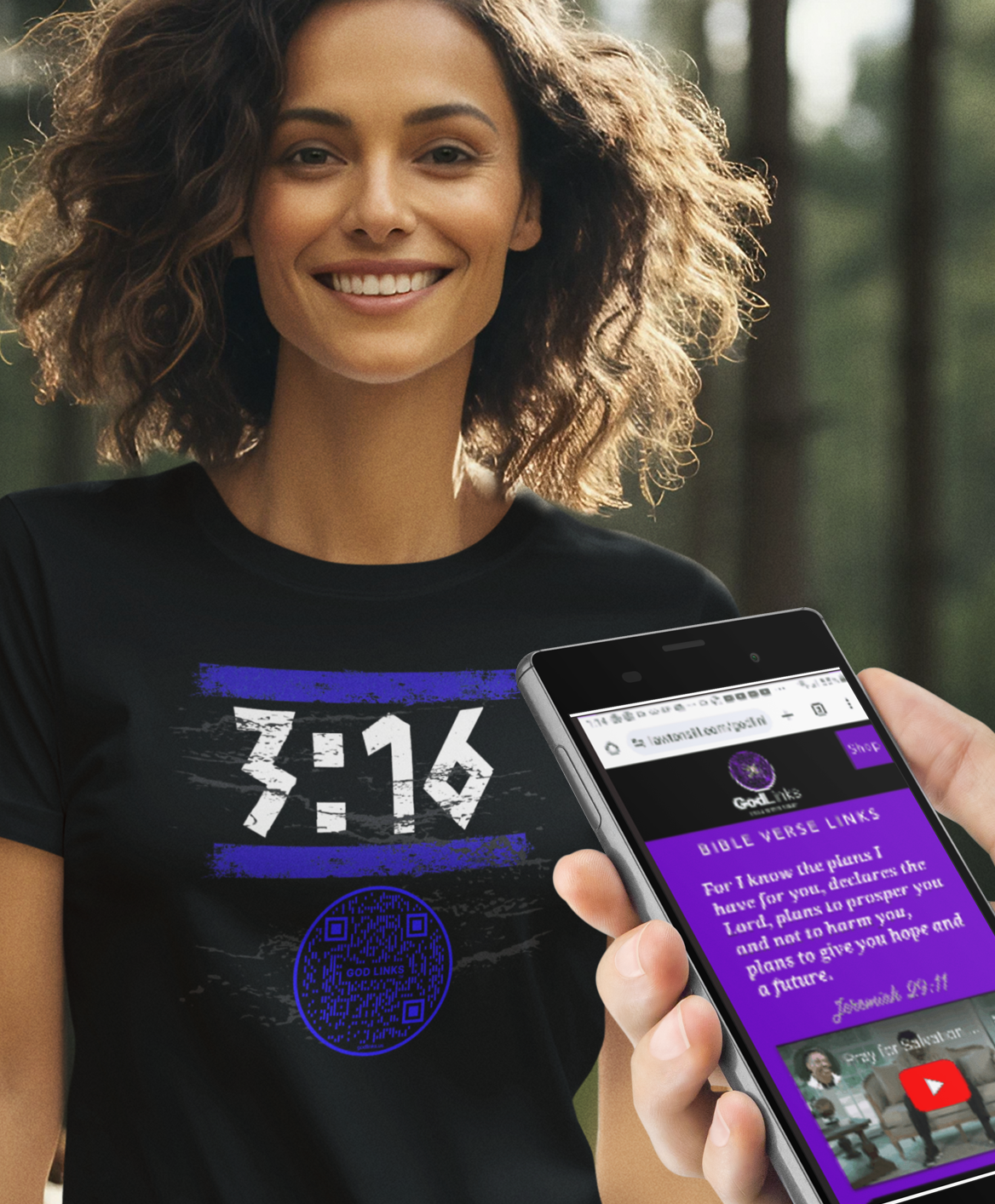 3:16-DARK BLUE-Unisex t-shirt