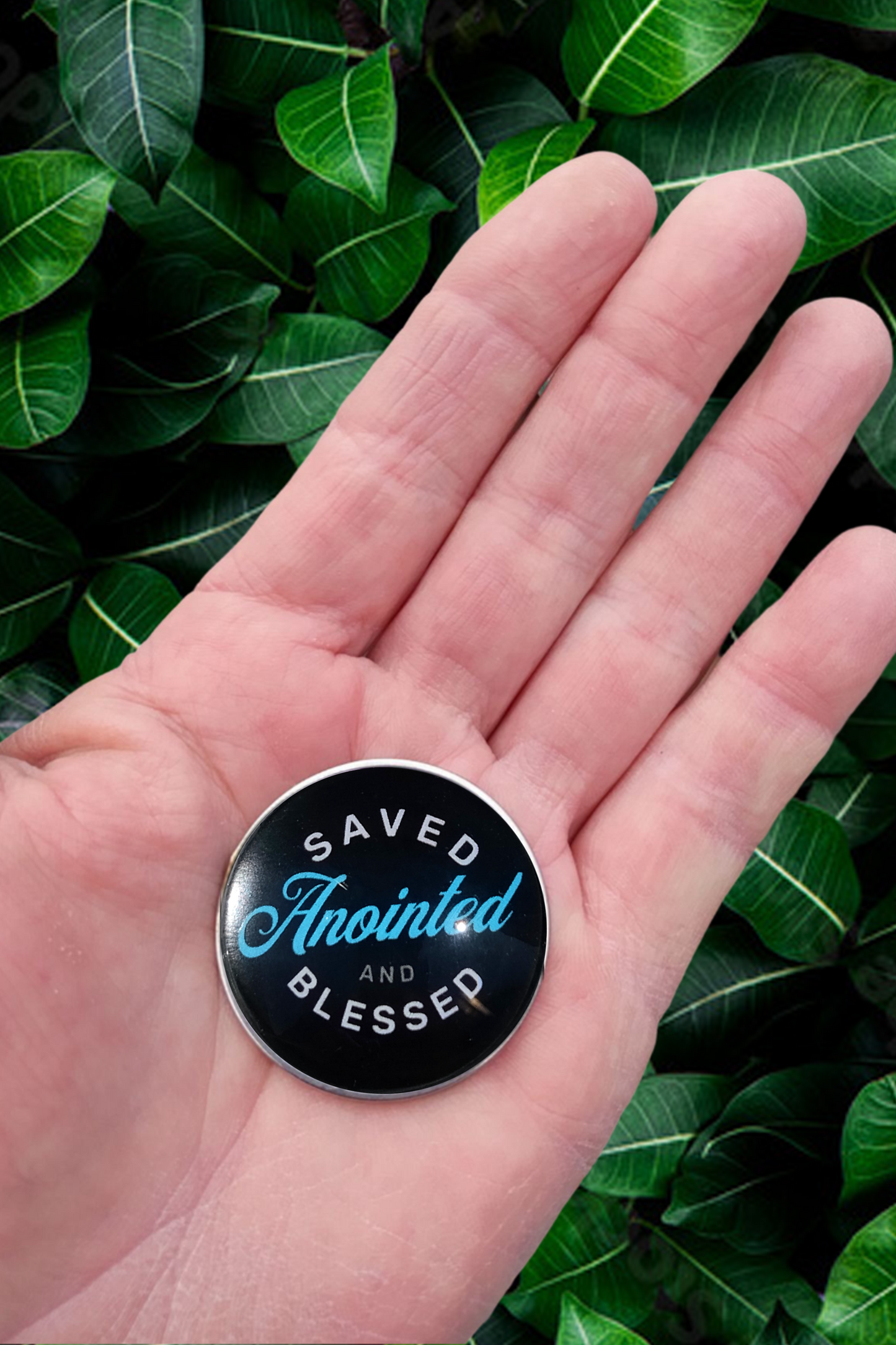 SAVED-LIGHT BLUE-POCKET PEBBLE