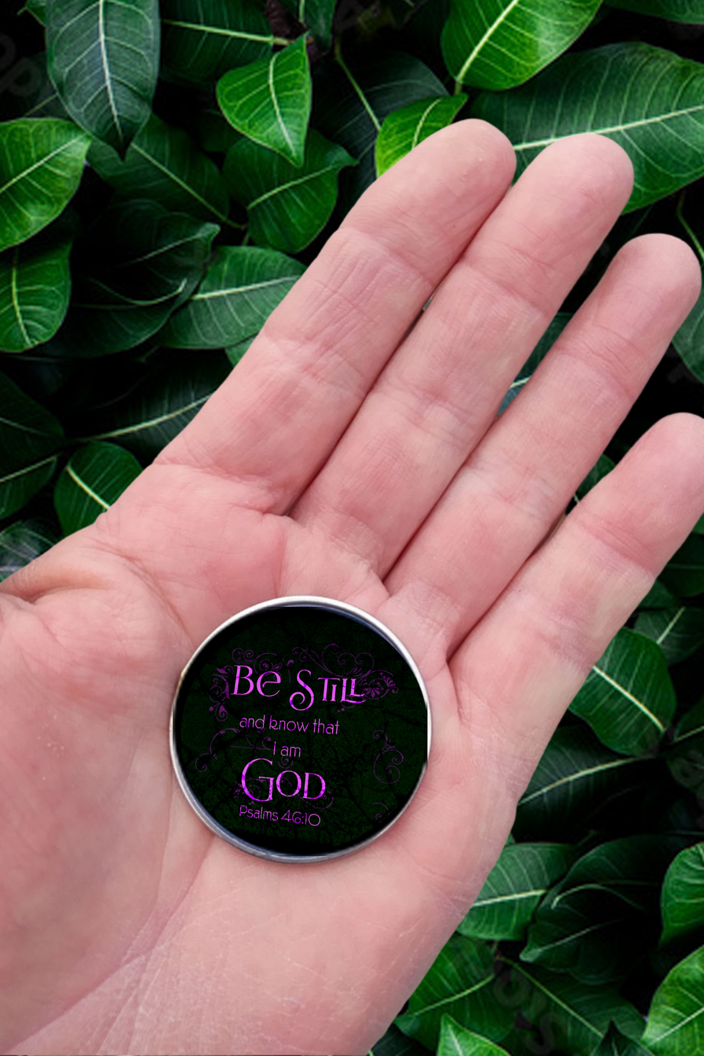 BE STILL-PINK POCKET PEBBLE
