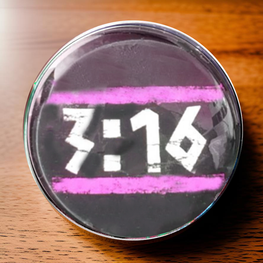 3:16-PINK-POCKET PEBBLE