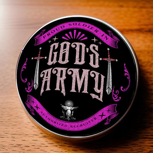 GODS ARMY-PINK-POCKET PEBBLE