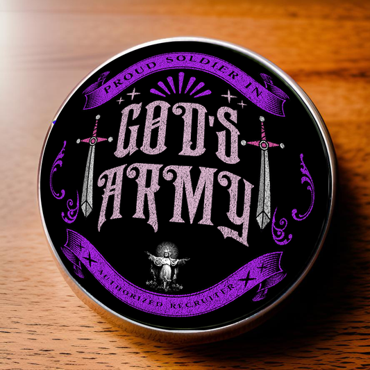 GODS ARMY-PURPLE-POCKET PEBBLE