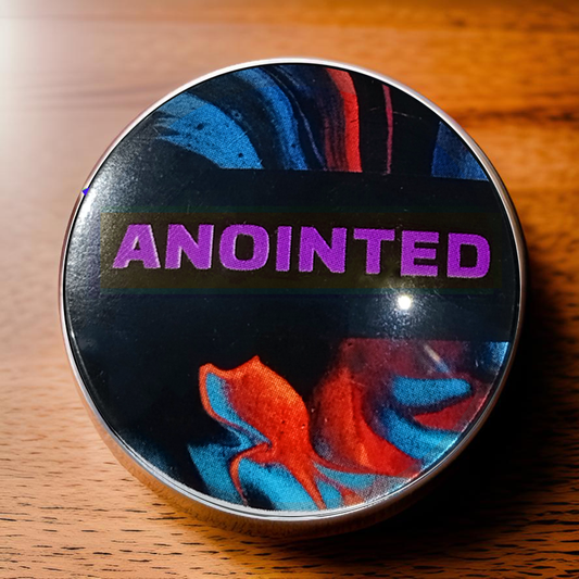 ANOINTED-PURPLE-POCKET PEBBLE