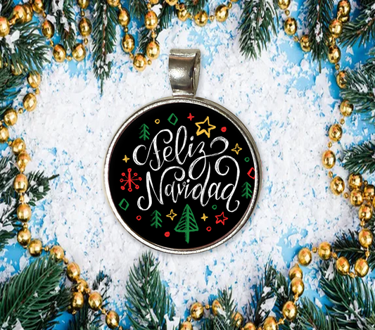 FELIZ NAVIDAD-CHRISTMAS-SM PENDANT