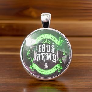 GODS ARMY-GREEN-SMALL PENDANT