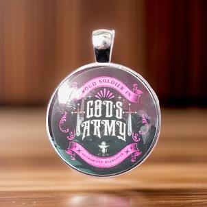 GODS ARMY-PINK-SMALL PENDANT